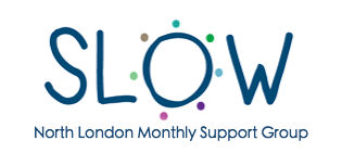 SLOW North London Monthly support group logo