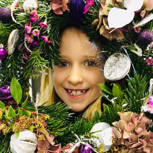 Christmas 2021 wreath making Sibs workshop