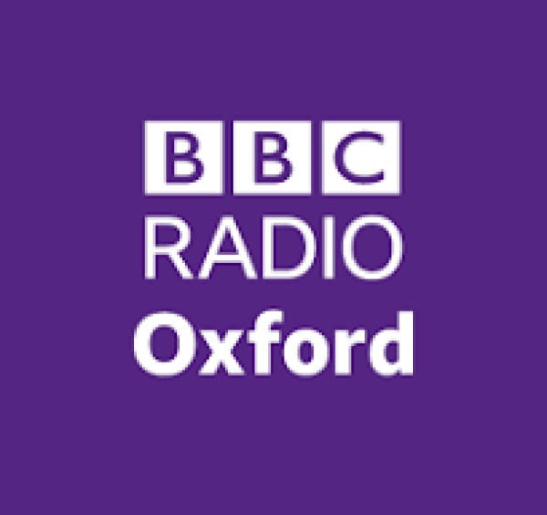 White on purple BBC Radio Oxford logo